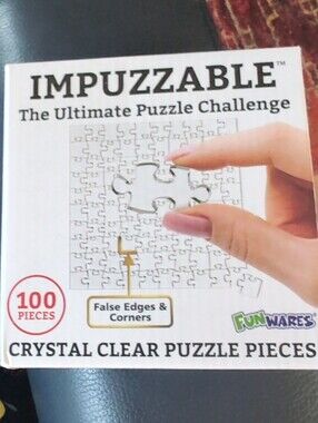 ImPuzzable 100-Piece Crystal Clear Plastic Jigsaw Puzzle